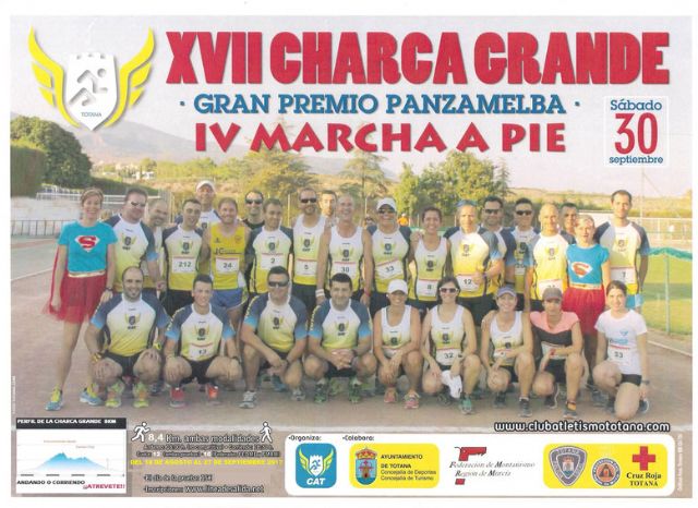 Vdeo. La XVII Charca Grande-Gran Premio Panzamelba se celebrar el prximo 30 de septiembre y contar con la IV Marcha a Pi, organizada por el Club de Atletismo de Totana