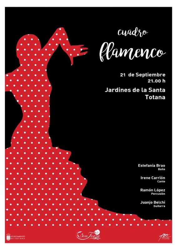 La Asociacin Musical Con Forza celebra maana el espectculo Cuadro flamenco en el patio interior del Hotel Jardines de La Santa (21:00 horas)