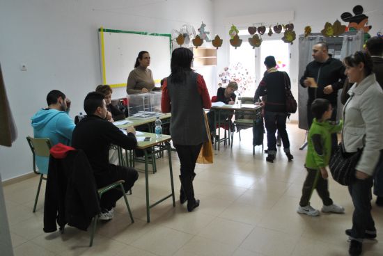 LA PARTICIPACIÓN DE ELECTORES EN LAS ELECCIONES GENERALES EN EL MUNICIPIO DE TOTANA ASCIENDE AL 64,39 POR CIENTO, A LAS 18:00 HORAS (SEGUNDO AVANCE OFICIAL DE PARTICIPACIÓN)