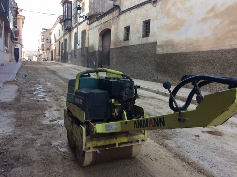 Las obras de la calle Cnovas del Castillo finalizarn a mediados de enero; y seguido arrancarn las de la Caada Zamora, que se prolongarn hasta finales de febrero