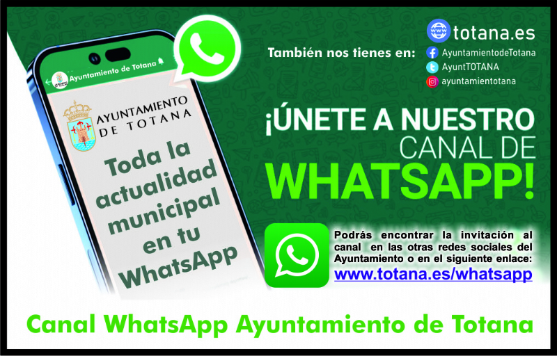 El Ayuntamiento pone en marcha un nuevo canal de WhatsApp con el fin de informar a la ciudadana de la actualidad municipal respetando la privacidad de sus miembros