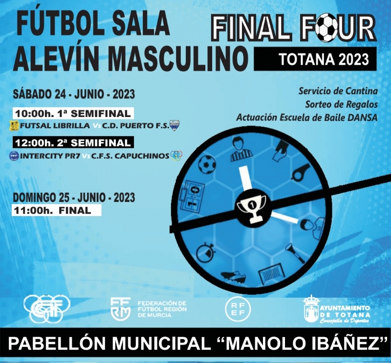 Totana acoge este fin de semana la Final Four de la Copa Federación de Fútbol Sala en categoría alevín masculino