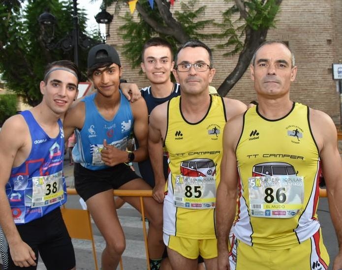Un total de 246 atletas participaron en la Carrera Popular 5K Fiestas de Santiago Totana 2019, organizada por la Concejala de Deportes dentro de los festejos patronales