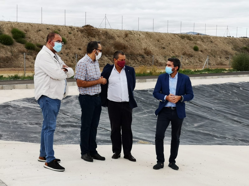Concluye la construcción del tanque de tormentas y laminación de caudales de Totana, cuya inversión asciende a los 1,5 millones de euros
