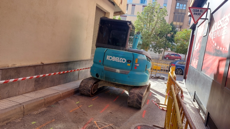 Comienzan las obras de renovacin de las redes de agua y adoquinado en calle Emilio Mora