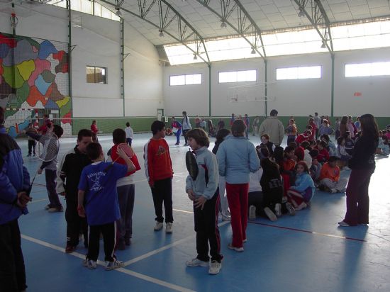 MS 120 ESCOLARES PARTICIPAN EN EL TORNEO ESCOLAR DE BADMINTON DE DEPORTE ESCOLAR, ORGANIZADO POR LA CONCEJALIA DE DEPORTES