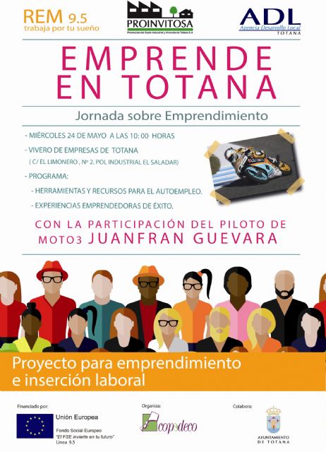 La Concejala de Desarrollo Econmico y Proinvitosa organizan una Jornada sobre Emprendimiento y Experiencias Emprendedoras en el Vivero de Empresas de Totana