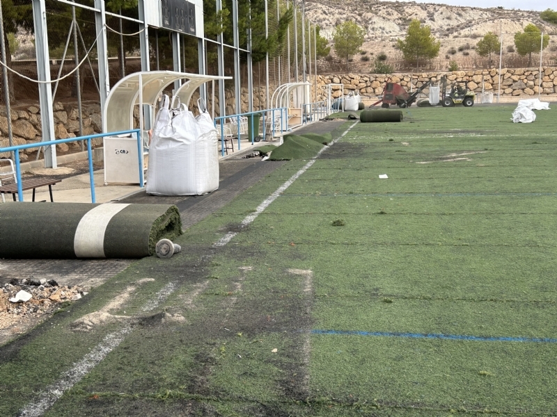 Se adquiere un nuevo marcador digital para el campo de ftbol 1 de la Ciudad Deportiva Valverde Reina