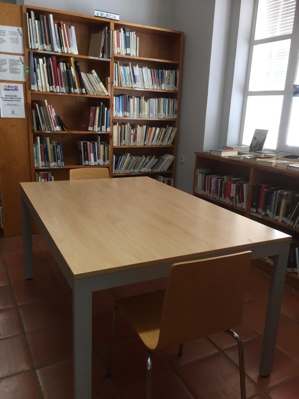 Desde hoy lunes 24 de mayo, se ampla el nmero de puestos de estudio y el aforo de la Biblioteca Municipal Mateo Garca