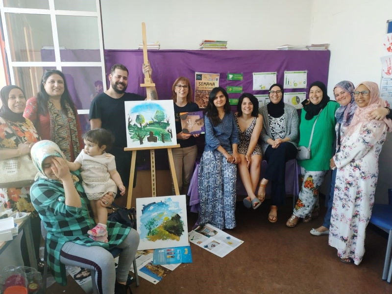  La Concejala de Igualdad y Murcia Acoge celebran el Da Internacional del Refugiado en Totana con actividades de concienciacin de esta nueva realidad social