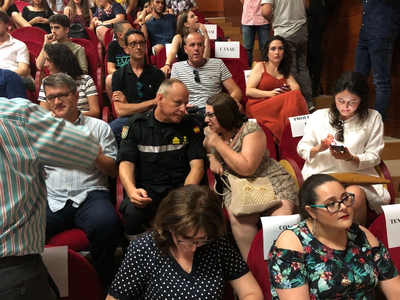 Autoridades municipales asisten al XXV Aniversario de la Federacin Murciana de Asociaciones de Estudiantes (Femae) en una gala que se celebr en el edificio Moneo
