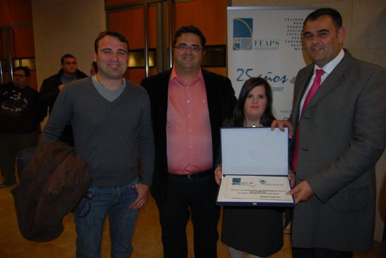 EL AYUNTAMIENTO DE TOTANA RECIBE UNA NOMINACIÓN EN LOS PREMIOS LAUREL QUE ORGANIZA FEAPS POR SU CONTRIBUCIÓN A LA INTEGRACIÓN SOCIAL Y LABORAL DE LAS PERSONAS CON DISCAPACIDAD INTELECTUAL 