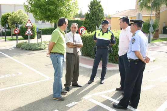 RESPONSABLES DE LA DGT VISITAN EL PARQUE MUNICIPAL DE EDUCACIN VIAL PARA CONOCER LAS INSTALACIONES DE CARA A ACOGER EL CAMPEONATO DE ESPAA DE LA ESPECIALIDAD