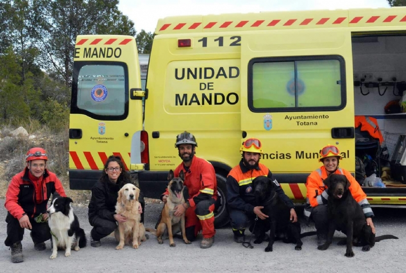 La Unidad Canina de Proteccin Civil en Totana participa en las III Jornadas Cinolgicas de Bsqueda, Rescate y Deteccin organizadas en Massanassa (Valencia)