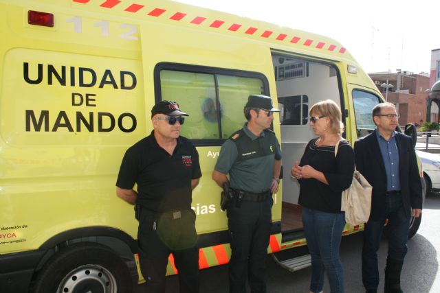 Proteccin Civil reconvierte el vehculo de la antigua ambulancia en una nueva unidad de mando para la gestin de los servicios de emergencias que presta esta agrupacin local en este municipio