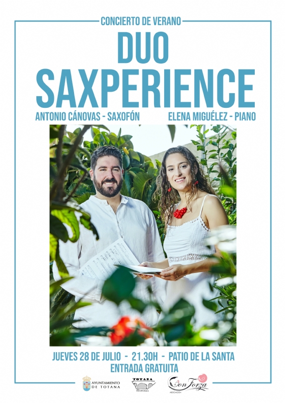 El do musical Sax Experience celebrar un concierto gratuito el prximo jueves 28 de julio, en el patio de La Santa (21.30 horas)