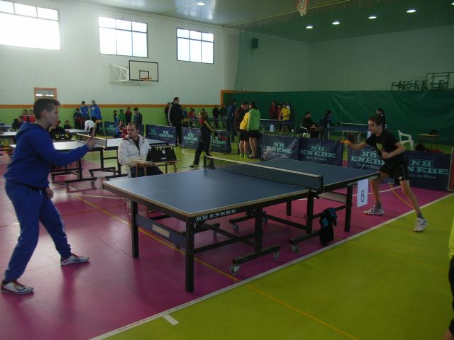 El IES Juan de la Cierva se proclam campen regional infantil masculino, en la final regional de Tenis de Mesa de Deporte Escolar, celebrada en Molina de Segura