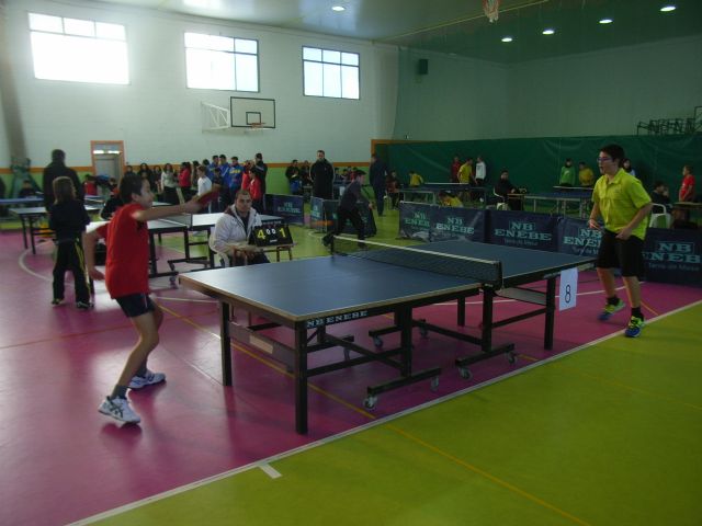 El IES Juan de la Cierva se proclam campen regional infantil masculino, en la final regional de Tenis de Mesa de Deporte Escolar, celebrada en Molina de Segura