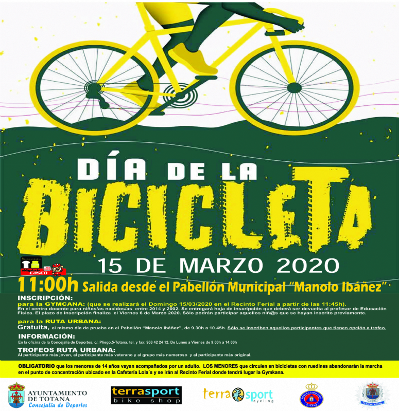 Vdeo. El Da de la Bicicleta se celebrar el domingo 15 de marzo, con salida en el Pabelln de Deportes Manolo Ibez (11:00 horas) y llegada al recinto ferial