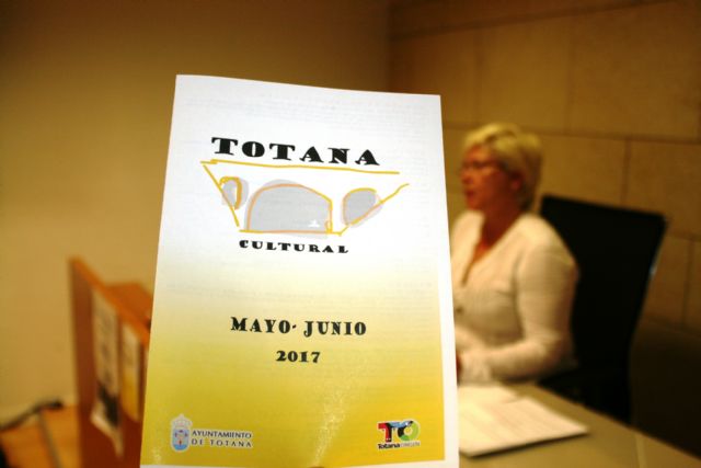 Vdeo: El programa Totana Cultural para los meses de mayo y junio ofrece ms de una veintena de actividades variadas para todos los pblicos