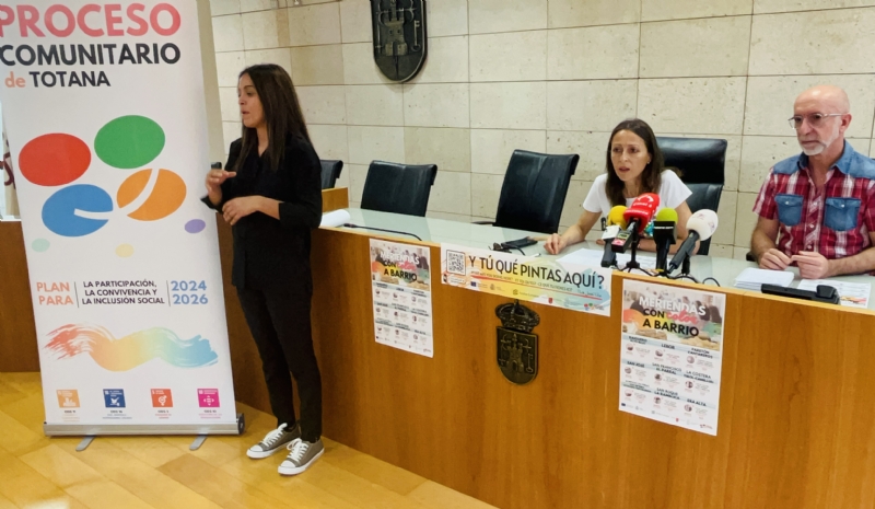 Comienzan las "Meriendas con color a barrio" que pretenden generan nuevos espacios de relación vecinal en barrios y pedanías dentro del Proceso Comunitario de Totana
