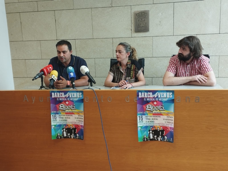 Presentan el Musical Tributo a Mecano Barco a Venus, que formar parte del programa de fiestas de Santiago 2022