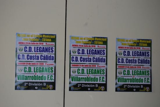 LAS INSTALACIONES DEPORTIVAS MUNICIPALES ACOGEN LOS ENTRENAMIENTOS DE LA PRETEMPORADA DEL C.D. LEGANÉS, QUE MILITA EN 2 DIVISIÓN B, QUE INAUGURA EL NUEVO CAMPO DE CESPED NATURAL DEL POLIDEPORTIVO "6 DE DICIEMBRE"