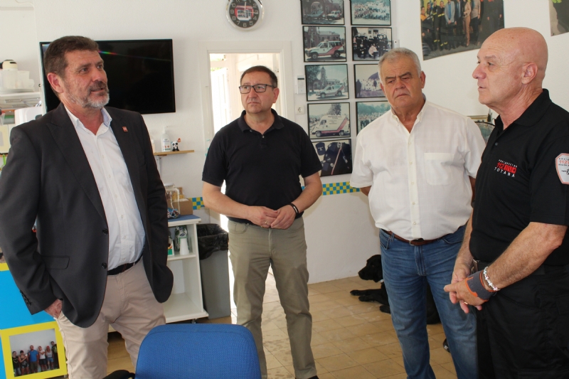 El director general de Seguridad Ciudadana y Emergencias visita las instalaciones del Centro Municipal de Proteccin