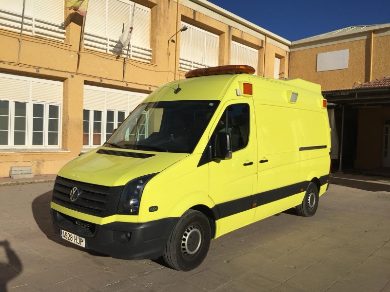 Recepcionan el nuevo vehculo para emergencias sanitarias Ambulancia tipo UVI mvil para el Ayuntamiento de Totana