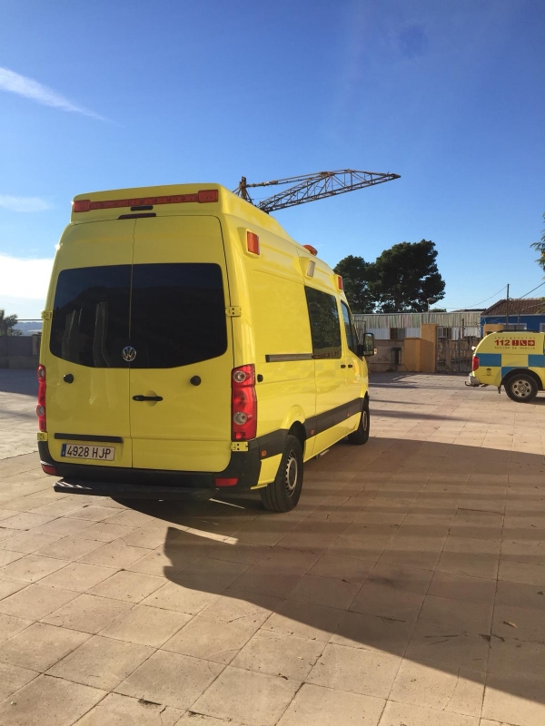 Recepcionan el nuevo vehculo para emergencias sanitarias Ambulancia tipo UVI mvil para el Ayuntamiento de Totana