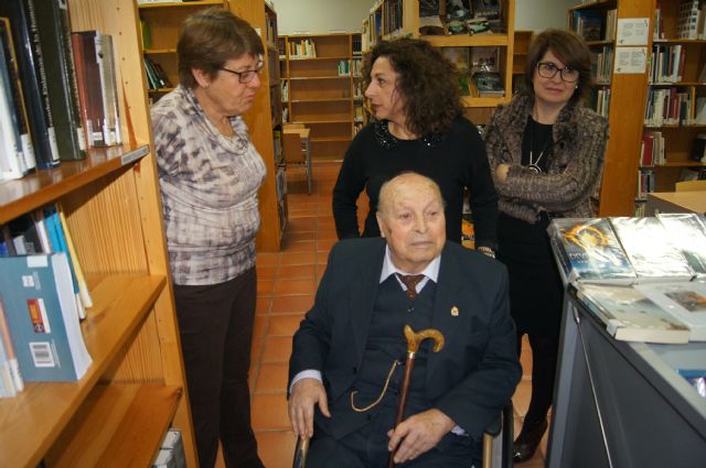 La biblioteca pblica del Centro Social La Crcel toma el nombre de Mateo Garca en homenaje al primer Cronista Oficial de la Ciudad de Totana