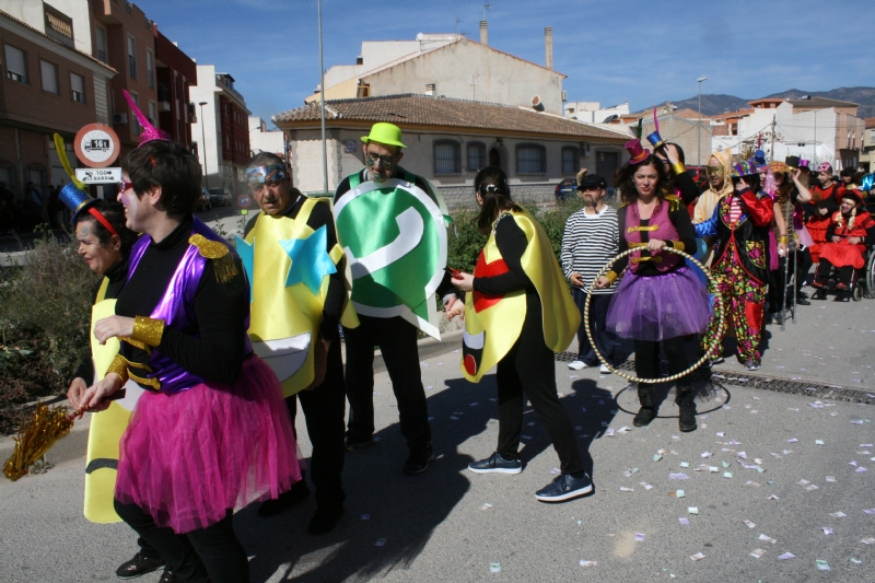 Ms de doscientas personas participan en el I Desfile de Carnaval Adaptado organizado por los Centros de Da de Discapacidad de Totana