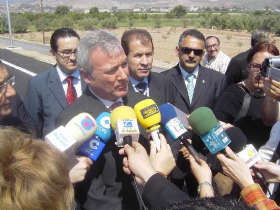 VALCRCEL INAUGURA LA VARIANTE NORTE DE TOTANA, UNA INFRAESTRUCTURA QUE BAJAR EL NIVEL DE CIRCULACIN POR EL CENTRO URBANO DE LA CIUDAD
