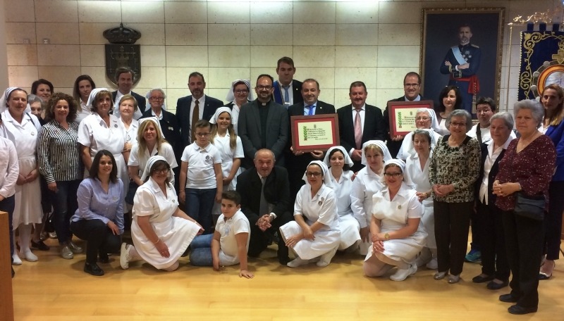 El Ayuntamiento realiza un reconocimiento a la Hospitalidad de Lourdes y su delegacin en Totana con motivo de su 50 aniversario, y coincidiendo con el Ao Jubilar Hospitalario (1969-2018)