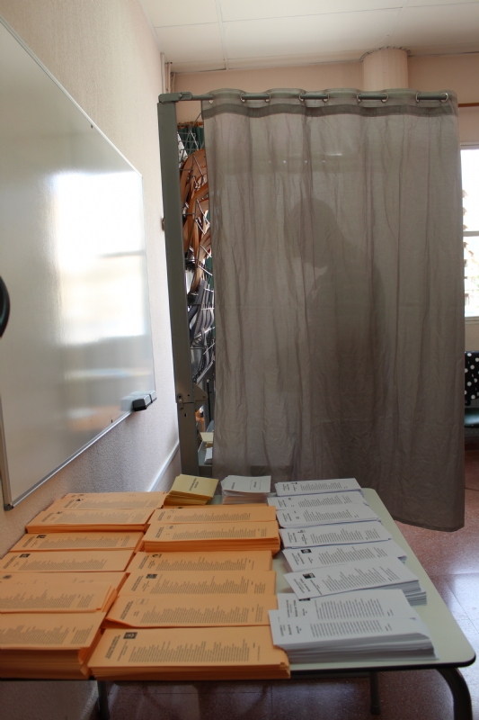 (PRIMER AVANCE).- La participacin de electores en el municipio de Totana asciende al 39,87%, a las 14:00 horas; 4,15 puntos ms que hace cuatro aos a esta hora