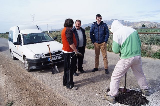 Se adjudican obras de parcheo de caminos rurales en el trmino municipal de Totana por importe de 35.816 euros