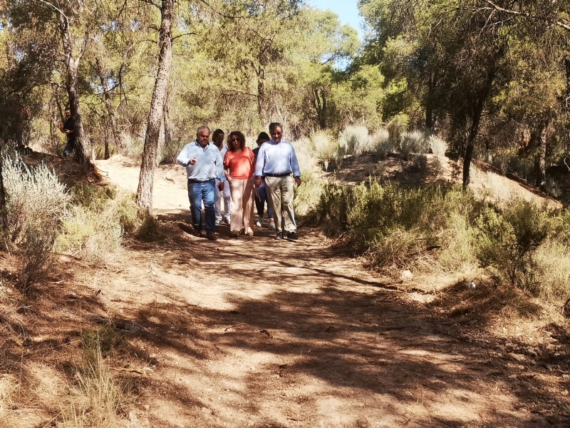 La Comunidad Autónoma acondicionará un nuevo sendero que conectará Totana con La Santa, con una longitud de 2,7 kilómetros; y discurrirá en paralelo a la carretera