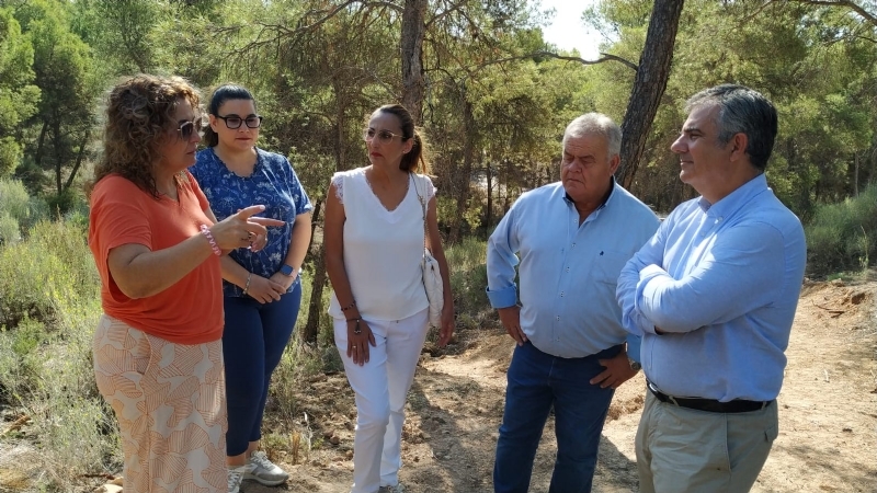 La Comunidad Autónoma acondicionará un nuevo sendero que conectará Totana con La Santa, con una longitud de 2,7 kilómetros; y discurrirá en paralelo a la carretera