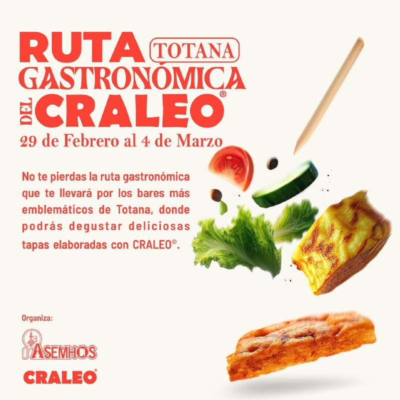 Vdeo. Desde hoy y hasta el 4 de marzo se celebra la Ruta Gastronmica del Craleo, en la que participarn 17 bares y restaurantes de Totana