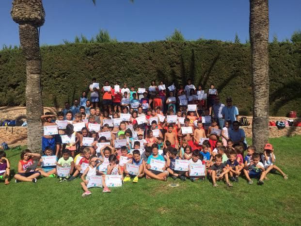 Un total de 145 niños participan en la segunda quincena de julio del "Campus de Verano" en el Polideportivo Municipal y el Complejo Deportivo de El Paretón, dentro del "Verano Polideportivo"
