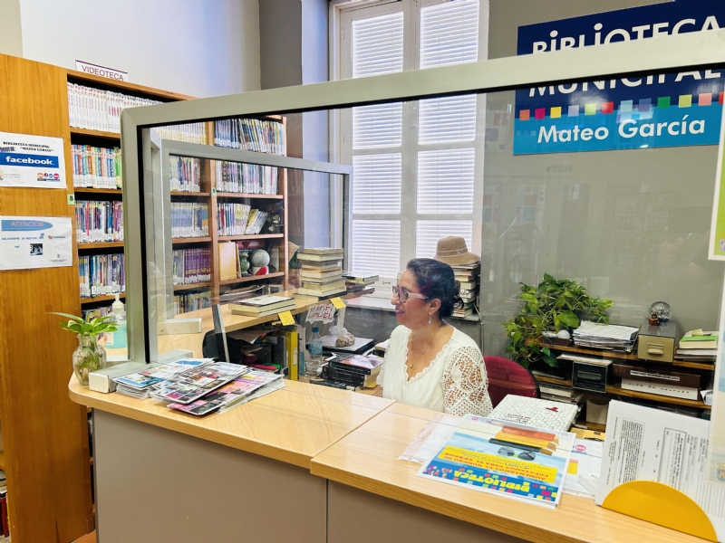 La Biblioteca Municipal Mateo Garca abre sus puertas el mircoles 21 de agosto tras el cierre vacacional