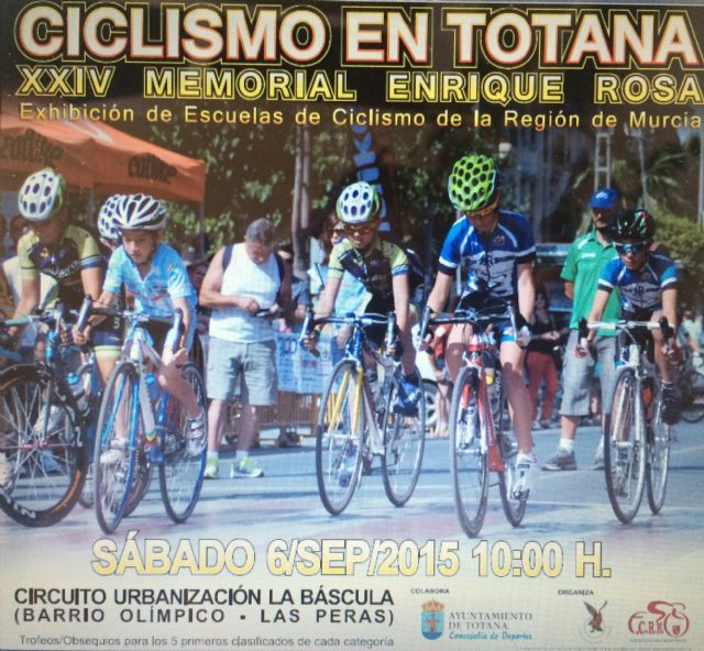 El XXIV Memorial Enrique Rosa de Ciclismo se celebrar el 6 de septiembre en La Bscula