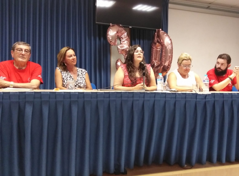 Autoridades municipales asisten a la clausura de las XXX Jornadas de Formación organizadas por la Asociación Regional Murciana de Hemofilia en "La Charca"