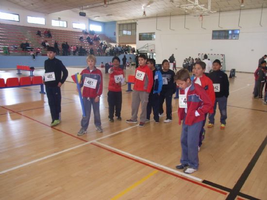 LA CONCEJALÍA DE DEPORTES ORGANIZA ESTE VIERNES 1 DE FEBRERO, LA FASE LOCAL DE JUGANDO AL ATLETISMO DE DEPORTE ESCOLAR BENJAMÍN, EN EL PABELLON DE DEPORTES 