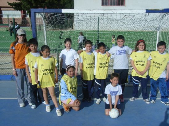 COMIENZA LA FASE INTERMUNICIPAL BENJAMÍN Y ALEVÍN DE DEPORTE ESCOLAR CON LA PARTICIPACIÓN DE CINCO CENTROS DE ENSEÑANZA DE TOTANA EN LAS MODALIDADES DE FÚTBOL SALA, BALONCESTO, BALONMANO, VOLEIBOL Y MULTIDEPORTE