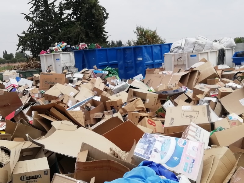 Los escombros de obras menores, los voluminosos, maderas y electrodomsticos son los residuos domsticos ms depositados en el ecoparque municipal durante el 2018