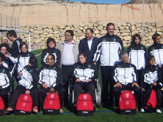 LA CIUDAD DEPORTIVA SIERRA ESPUA ACOGE LA PRESENTACIN DEL CLUB DEPORTIVO ENTRA EN JUEGO DEL CENTRO JOS MOYA, EL PRIMERO PARA DISCAPACITADOS DEL MUNICIPIO DE TOTANA