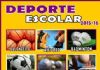Arranca este próximo fin de semana el programa "Deporte Escolar" correspondiente al curso escolar 2015/16