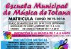 El plazo de matrícula de la Escuela de Música de Totana para el curso 2015/2016 será del 14 al 25 de septiembre, ambos inclusive