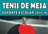  La Concejalía de Deportes organiza el próximo sábado 28 de noviembre,  la Fase Local de Tenis de Mesa de Deporte Escolar, en el Pabellón Municipal de Deportes ‘Manolo Ibáñez‘